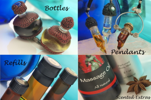 Perfumes, Scented Massage Oils and Body Mists